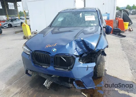 2024 BMW X3 xDrive30I из США, поврежденный, VIN 5UX53DP00R9W81214